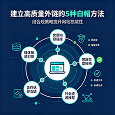 黄山建站-建立高质量外链的5种白帽方法